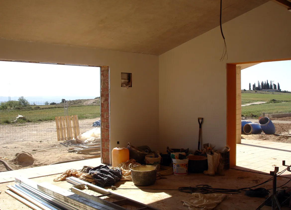 Projecte executiu i direcció d’un habitatge unifamiliar aïllat a Prats de Lluçanès. Neus Clotet, arquitectura i paisatge