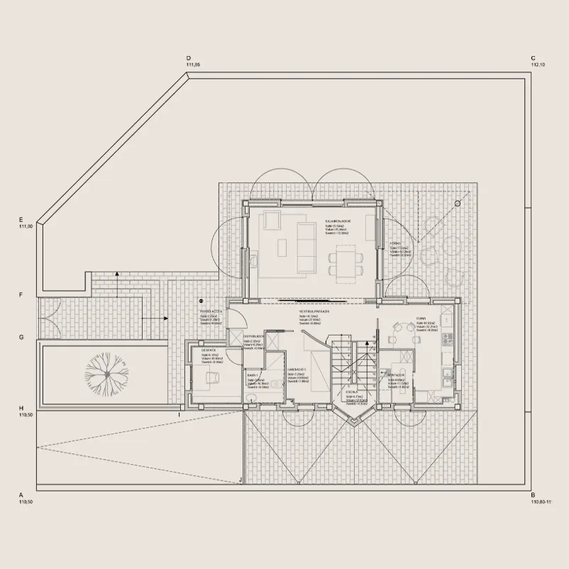 Projecte executiu i direcció d’un habitatge unifamiliar aïllat a Prats de Lluçanès. Neus Clotet, arquitectura i paisatge
